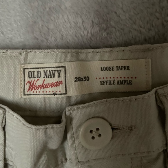 Old Navy Workwear Cargos White - Men’s - Picture 2 of 2